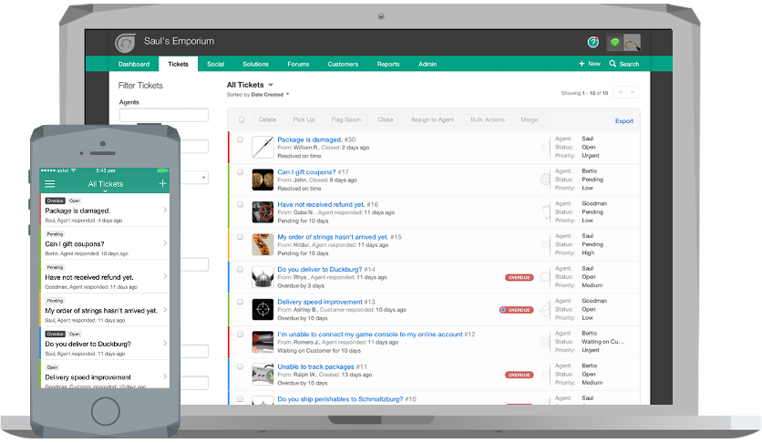 Freshdesk screenshot