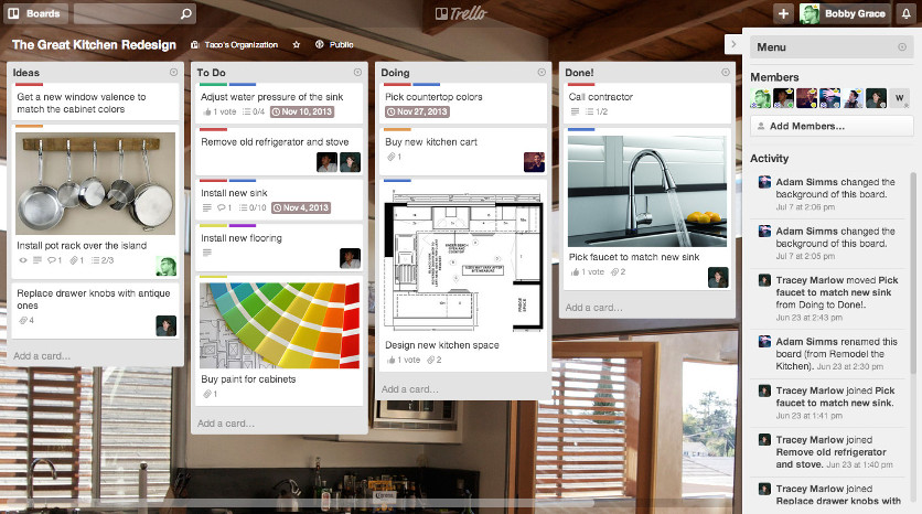 Trello screenshot